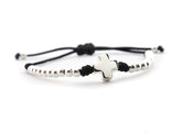 ZAS - pulsera cruz plata 10mm